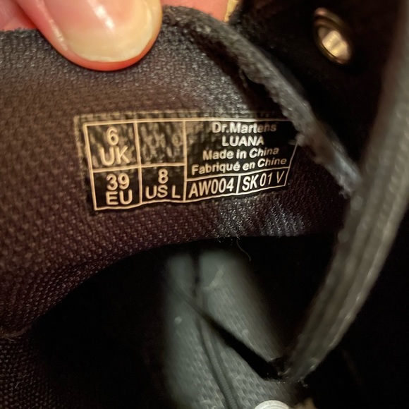 Black Dr. Martens - Picture 3 of 4